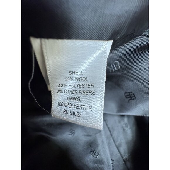 Banana Republic Red Wool Blend Coat Jacket XS Stand Collar Button - Picture 5 of 5